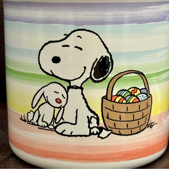 Snoopy with Easter Bunny - Peanuts Ceramic Mug - Picture 4 of 10